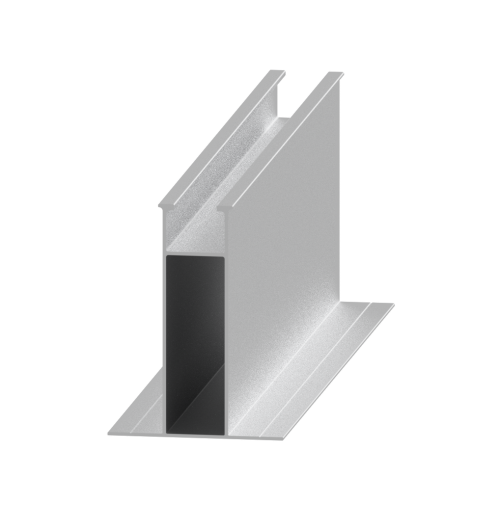 Perfil de Aluminio Plano 2P 0,30m