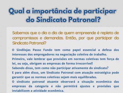 A importância do Sindilojas para o varejo