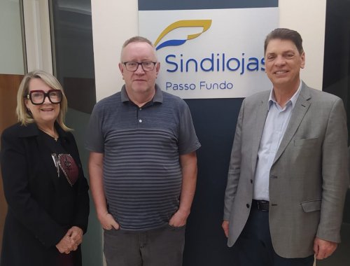 Visita do diretor de relações institucionais da Fecomércio-RS