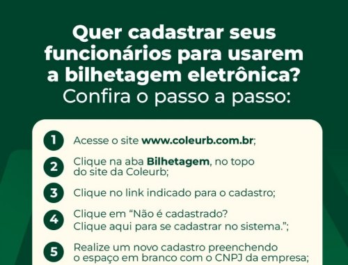 Informações sobre a bilhetagem eletrônica
