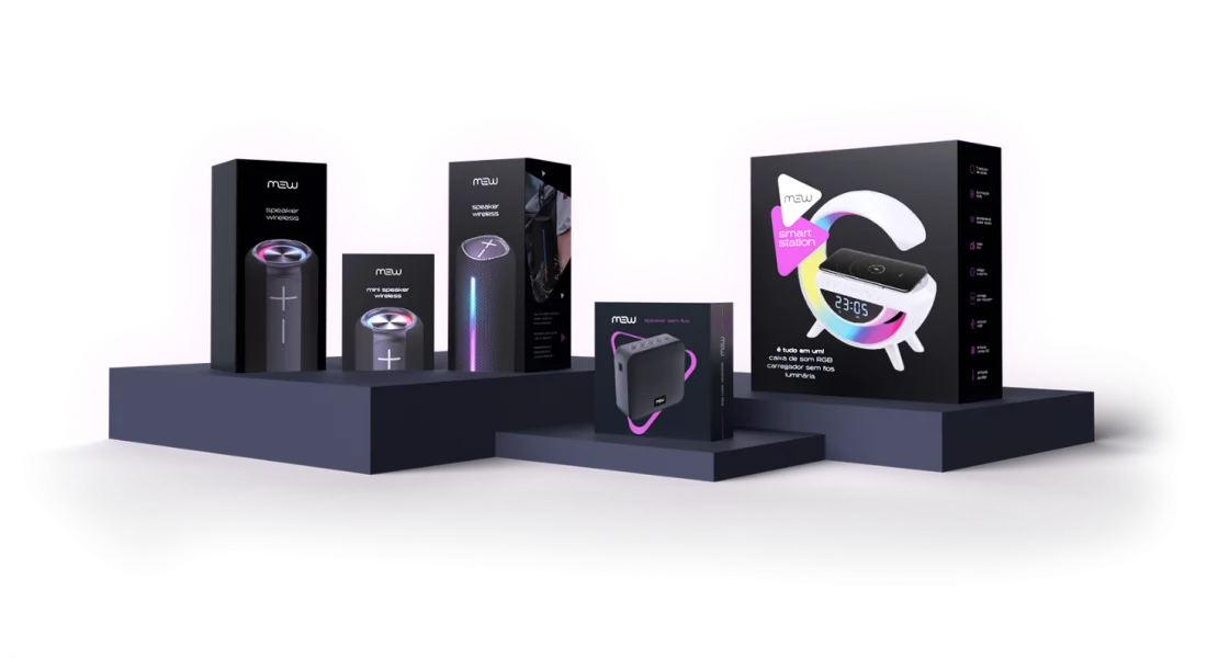 caixas de som mew