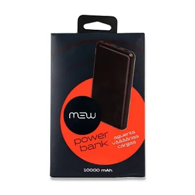 Carregador Portátil Power Bank Compacto 10.000 m