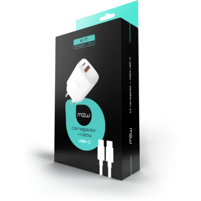 KIT Carregador + cabo usb-C MEW-T110CC
