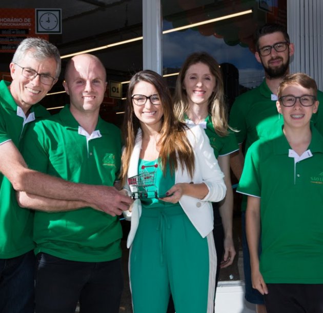 Fomos surpreendidas na inauguração