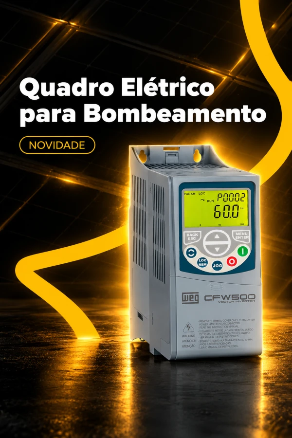 Quadro elétrico para bombeamento