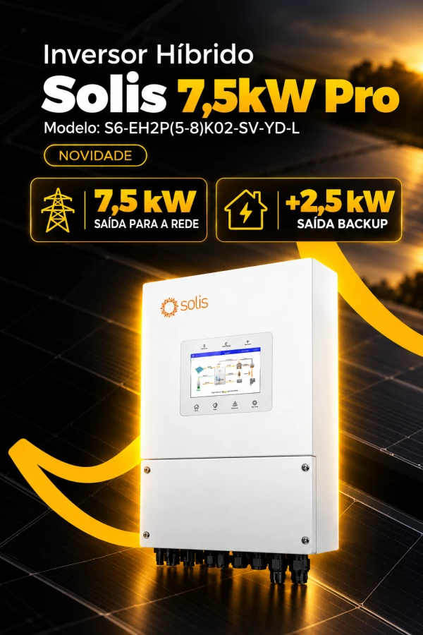 Inversor Hibrido Solis 7,5 PRO