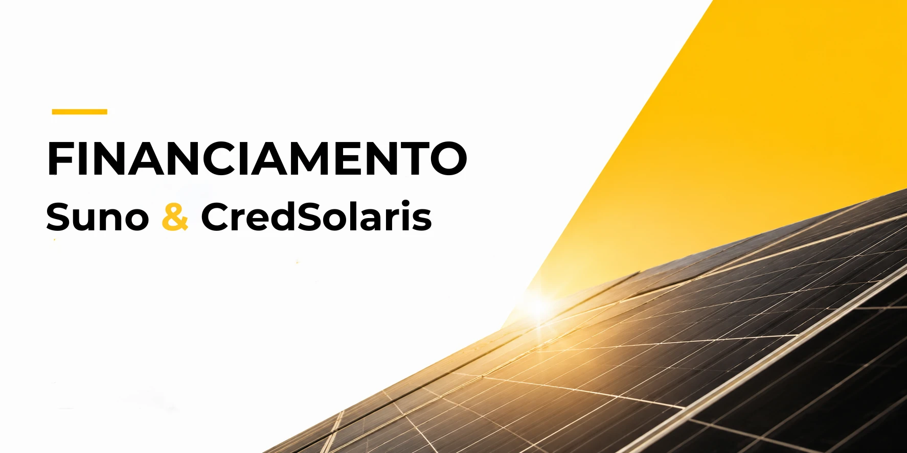 Financiamento de ponta: Suno e CredSolaris
