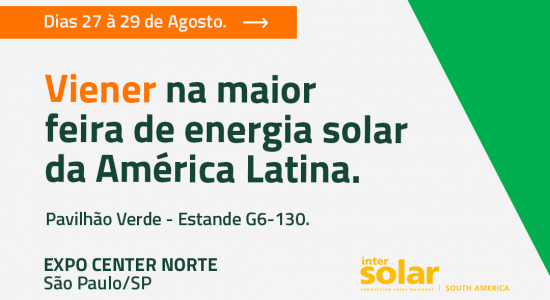 Viener Confirma Presença na Intersolar South America 2024