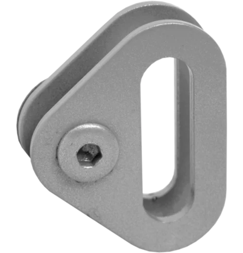 MINI PUXADOR DUPLO PARA TRANSPASSE COM 01 FURO