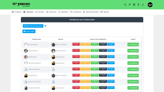 Ferramenta para gestão de feedback