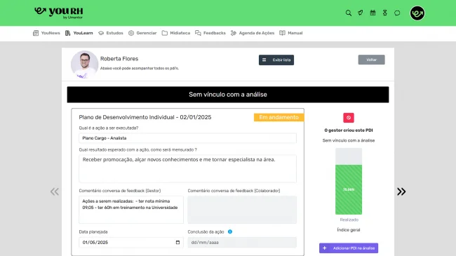 PDI - Plano de Desenvolvimento Individual