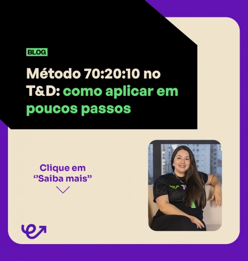 Método 70:20:10 no T&D: como aplicar em poucos passos
