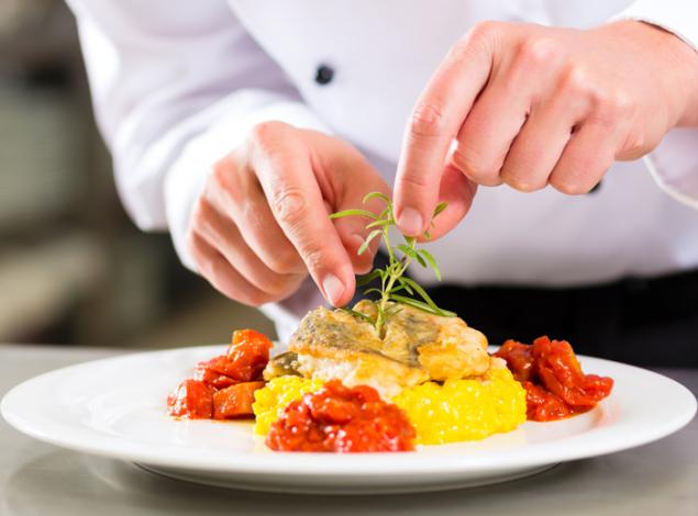 Refeições com cozinha no local